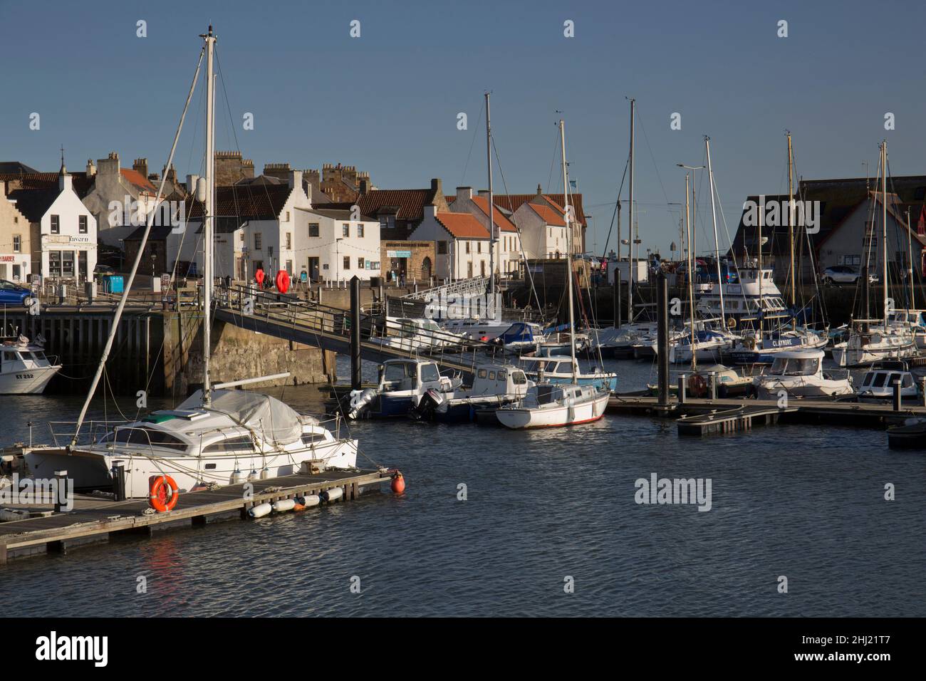 Anstruther Harbour, East Neuk of Fife, Scotland Stock Photo