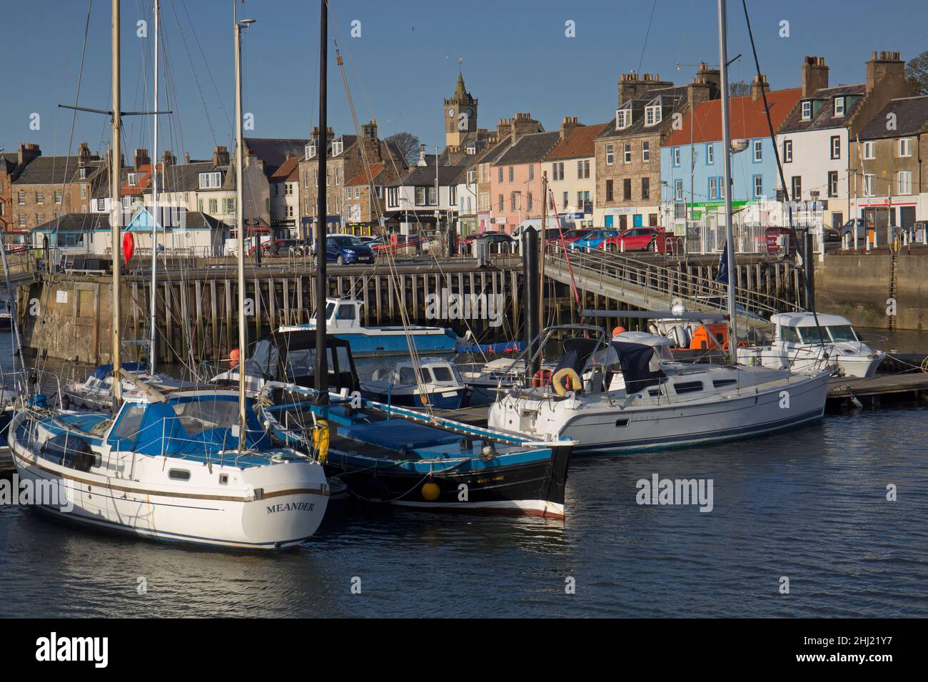 Anstruther Harbour, East Neuk of Fife, Scotland Stock Photo