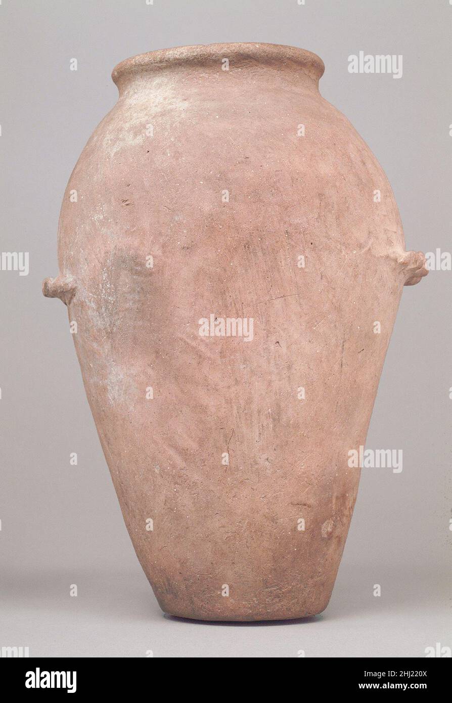 Wavy-handled jar ca. 3500–3300 B.C. Predynastic, Naqada II. Wavy-handled jar  547295 Stock Photo