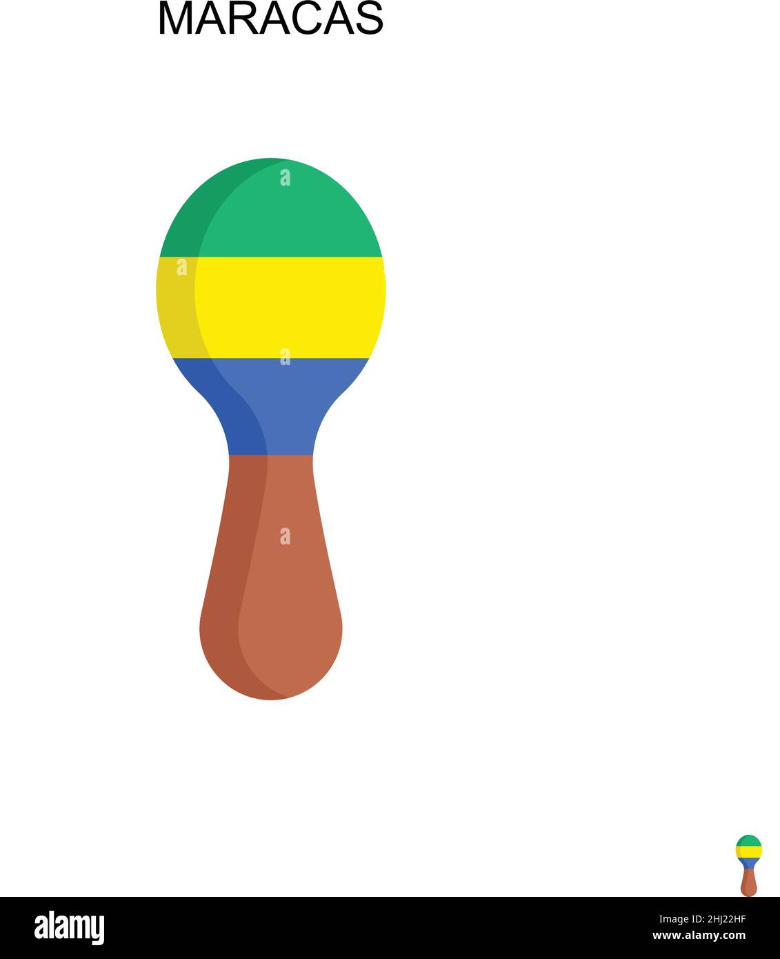 Baby maracas isolated icon vector hi-res stock photography and images -  Alamy