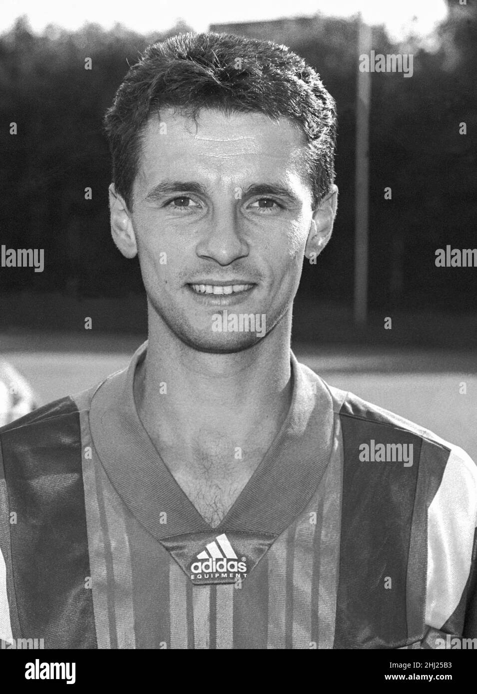 REMI GARDE Football Lyon and the French national team to European championship in Sweden 1992 Stock Photo