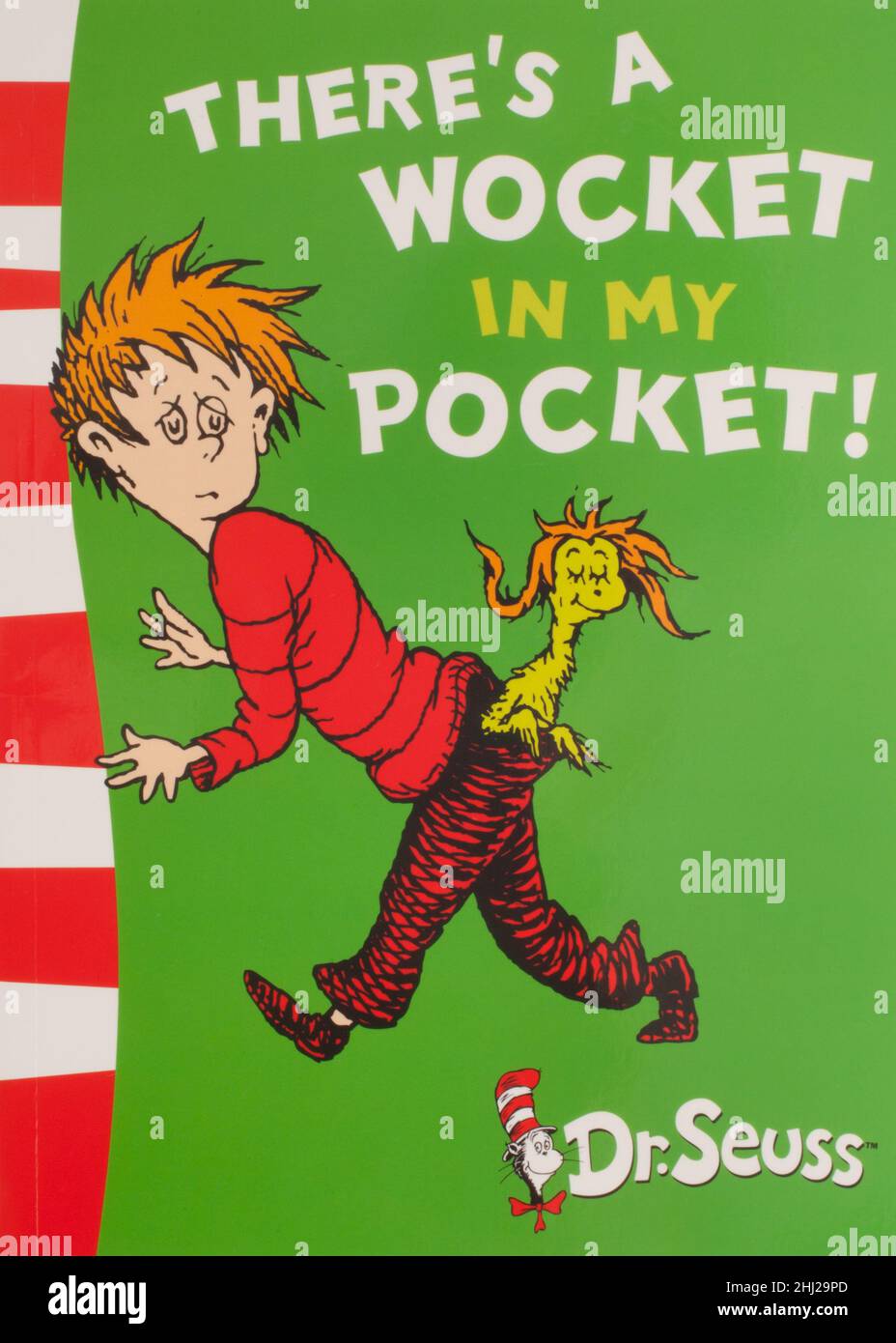 The book, There's a Wocket in my Pocket by Dr Suess Stock Photo