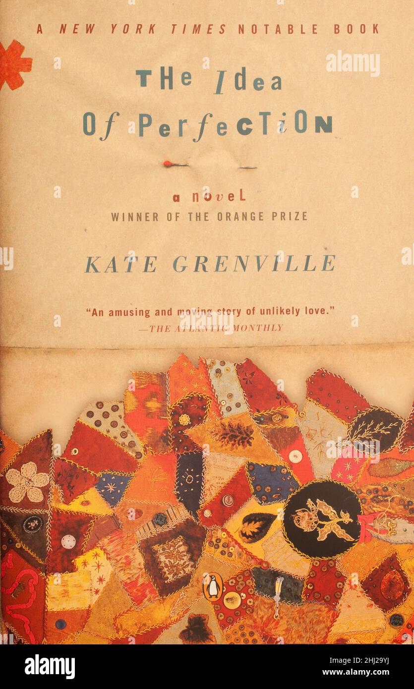 The book, The Idea of Perfection by Kate Grenville Stock Photo