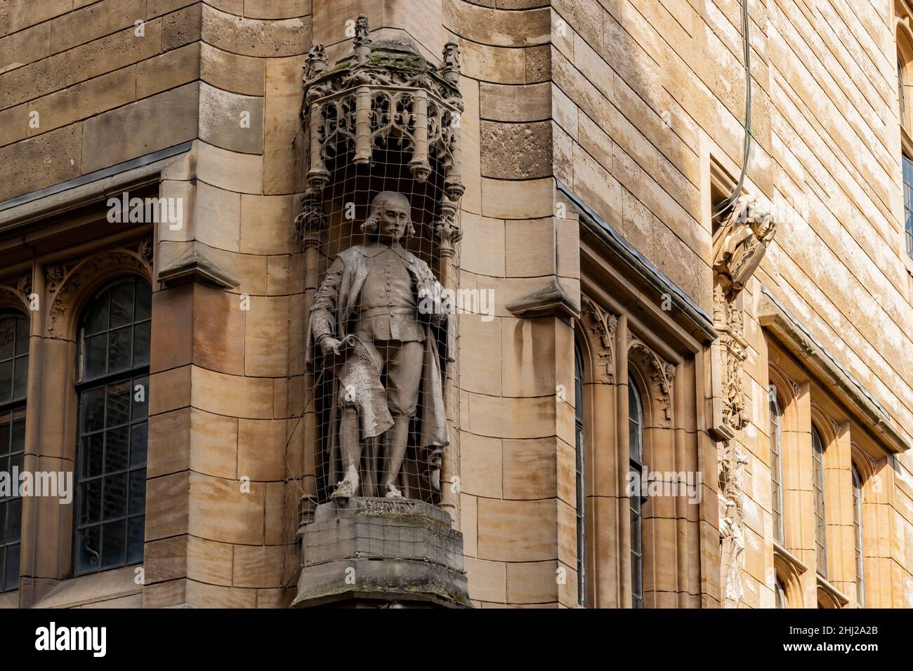 Close up shot of statue of Bartolomeu Dias at London, United Kingdom Stock Photo