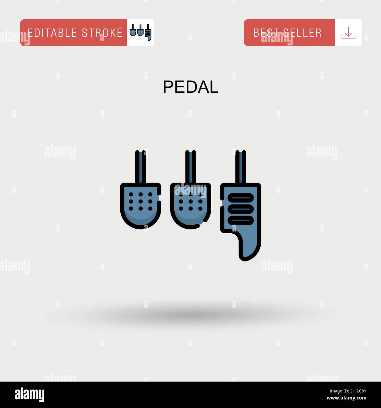 Foot pushing the pedal gas pedal brake pedal auto 5160381 Vector Art at  Vecteezy