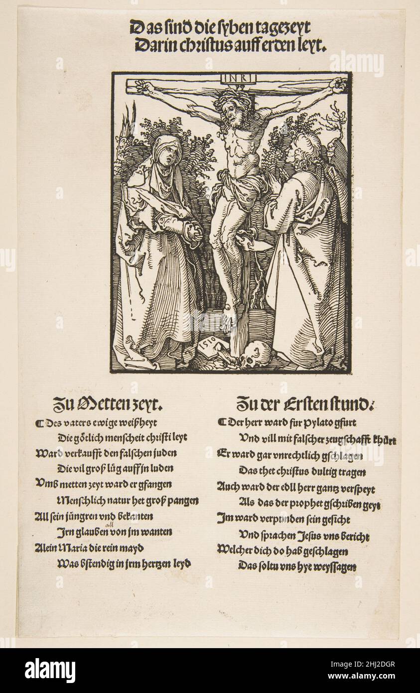Christ on the Cross between the Virgin and Saint John (first sheet of ...