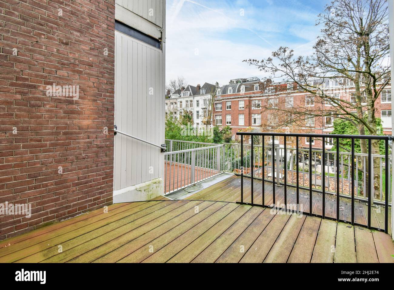 Rooftop terrace with a great view of the surrounding area Stock Photo Alamy