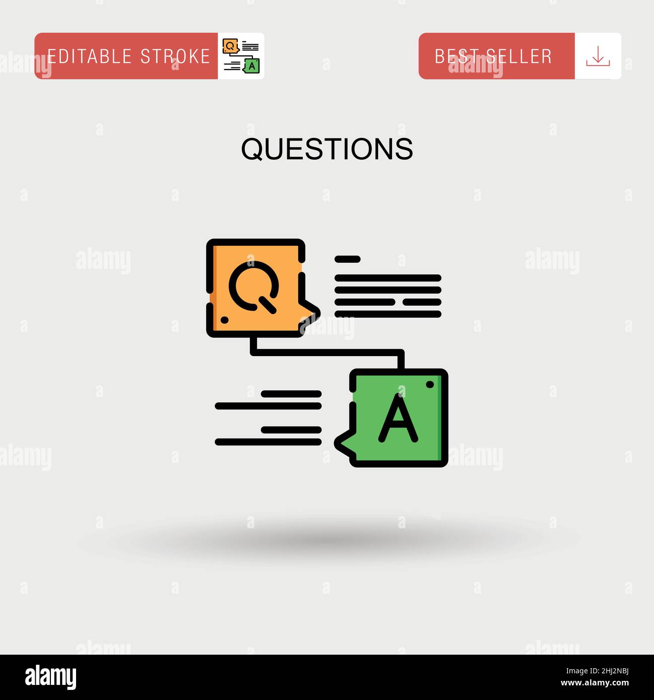 Questions in business education Stock Vector Images - Alamy