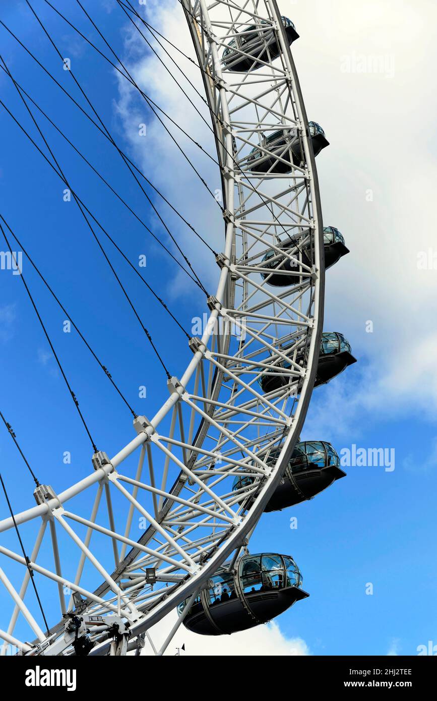 London, United Kingdom - May 6, 2011: London Eye In London, United Kingdom.  It Is The Tallest Ferris Wheel In Europe At 135 Meters Stock Photo, Picture  and Royalty Free Image. Image 11200770.