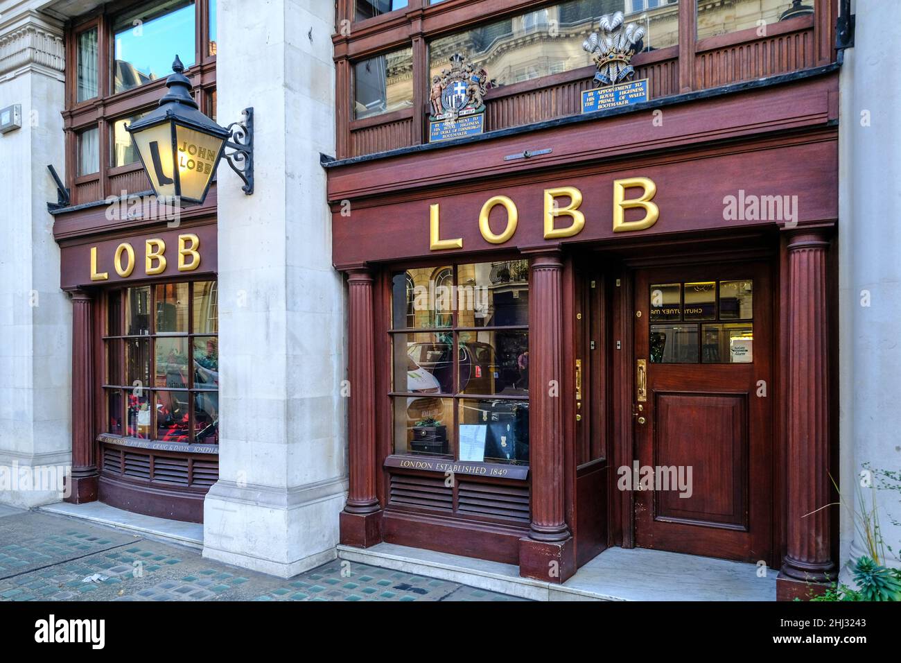 Lobb Shoes, St James, London SW1 Stock Photo