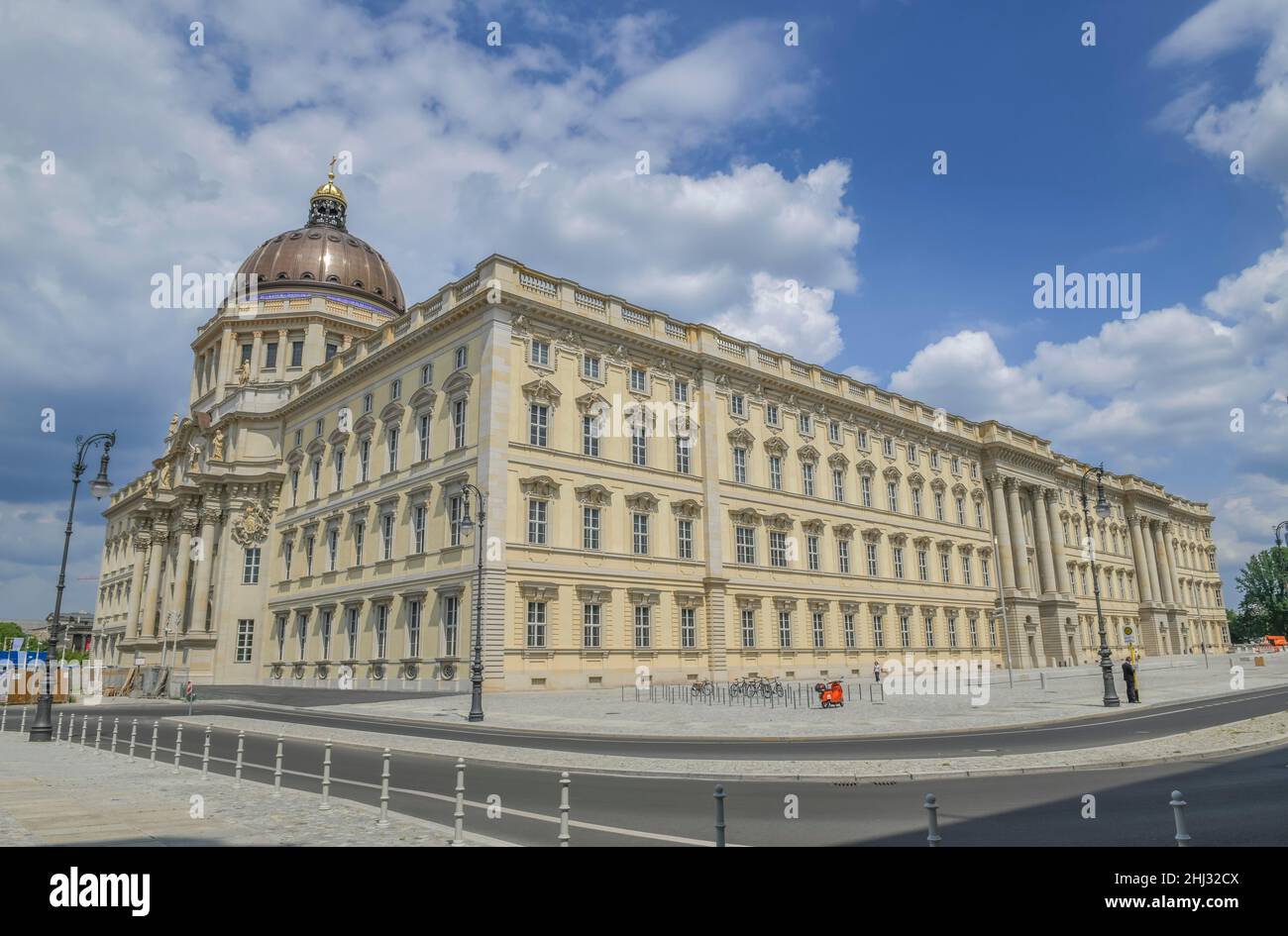 West facade, Humboldtforum, Schlossplatz, Mitte, Berlin, Germany Stock Photo
