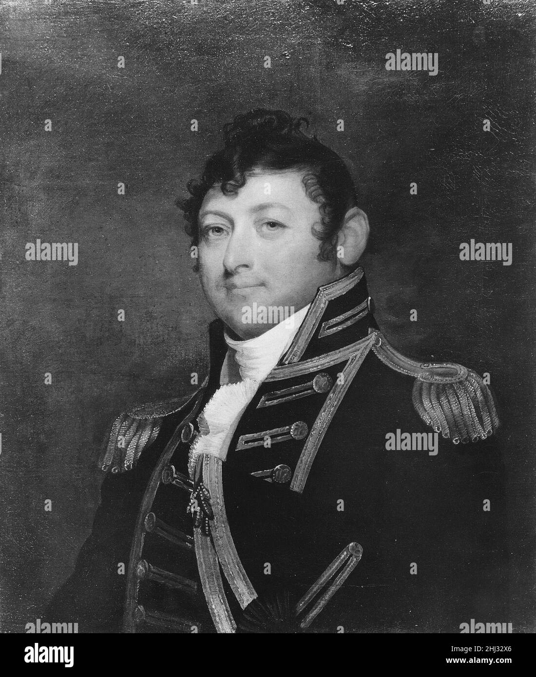 Commodore Isaac Hull 1813–14 Formerly attributed to Gilbert Stuart American. Commodore Isaac Hull  12661 Stock Photo