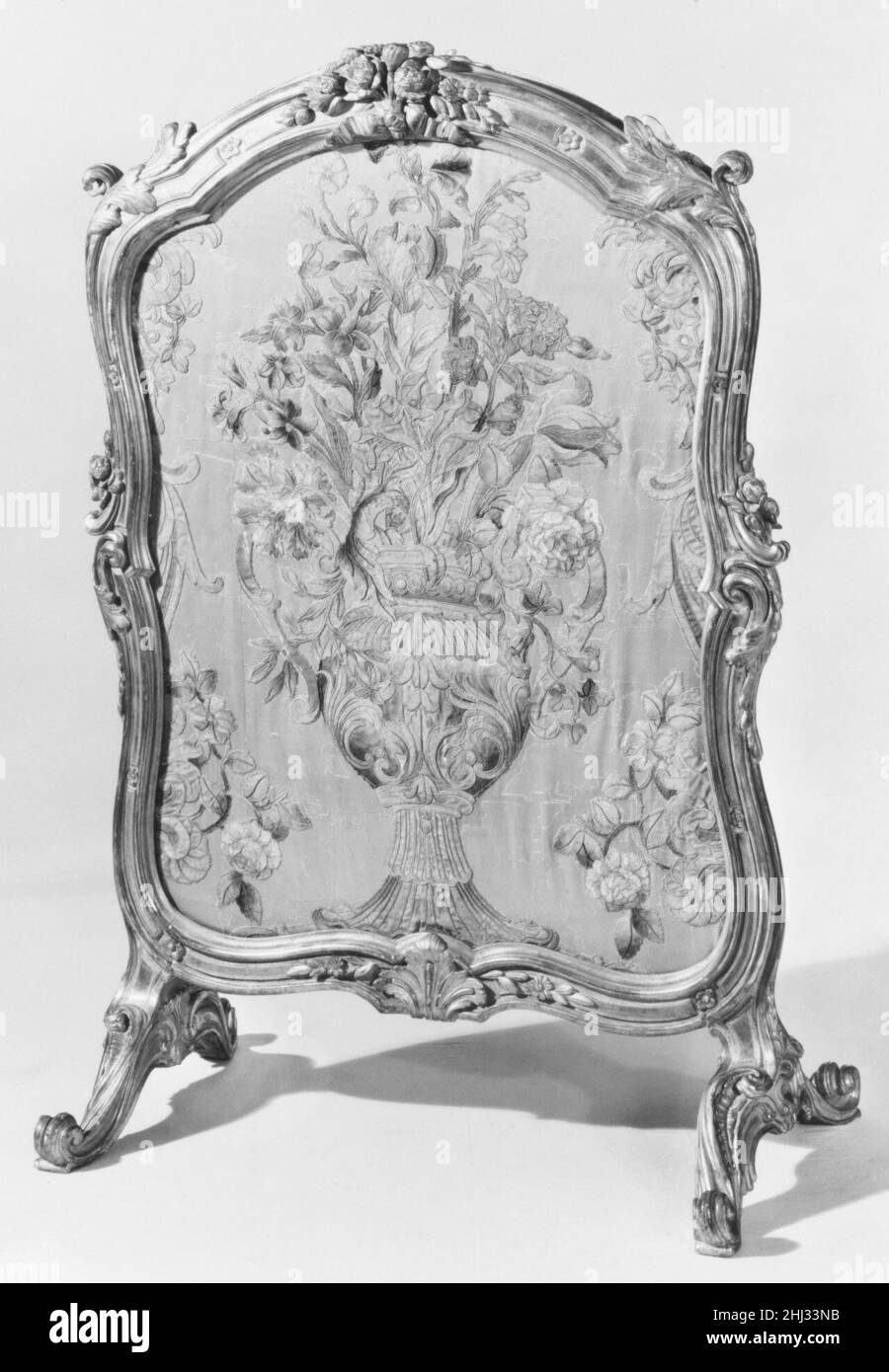 Fire screen ca 1750 60 jean baptiste i tilliard french during the