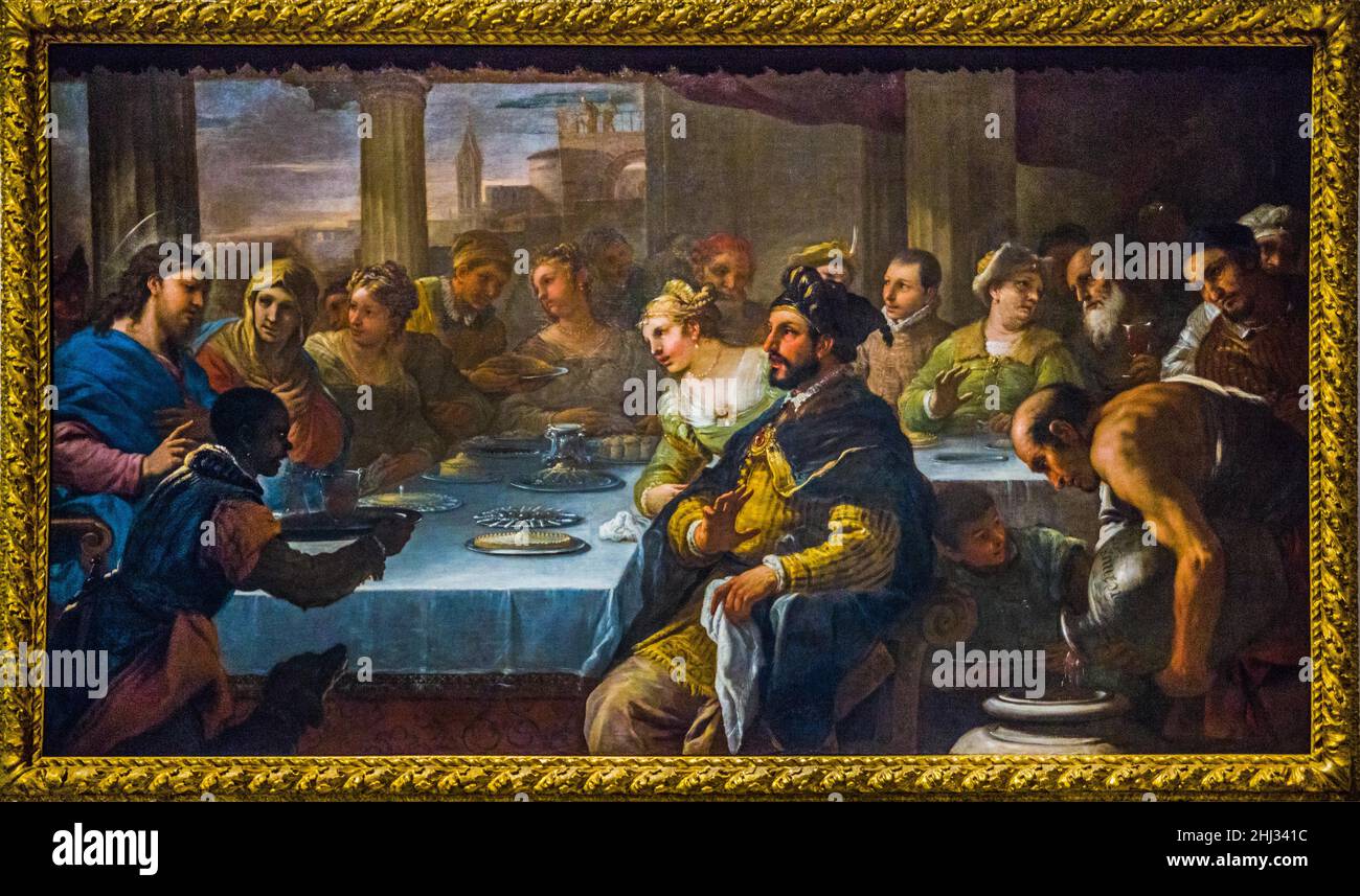 Luca Giordano Wedding in Cana, Palazzo Chiericati, Pinacoteca of