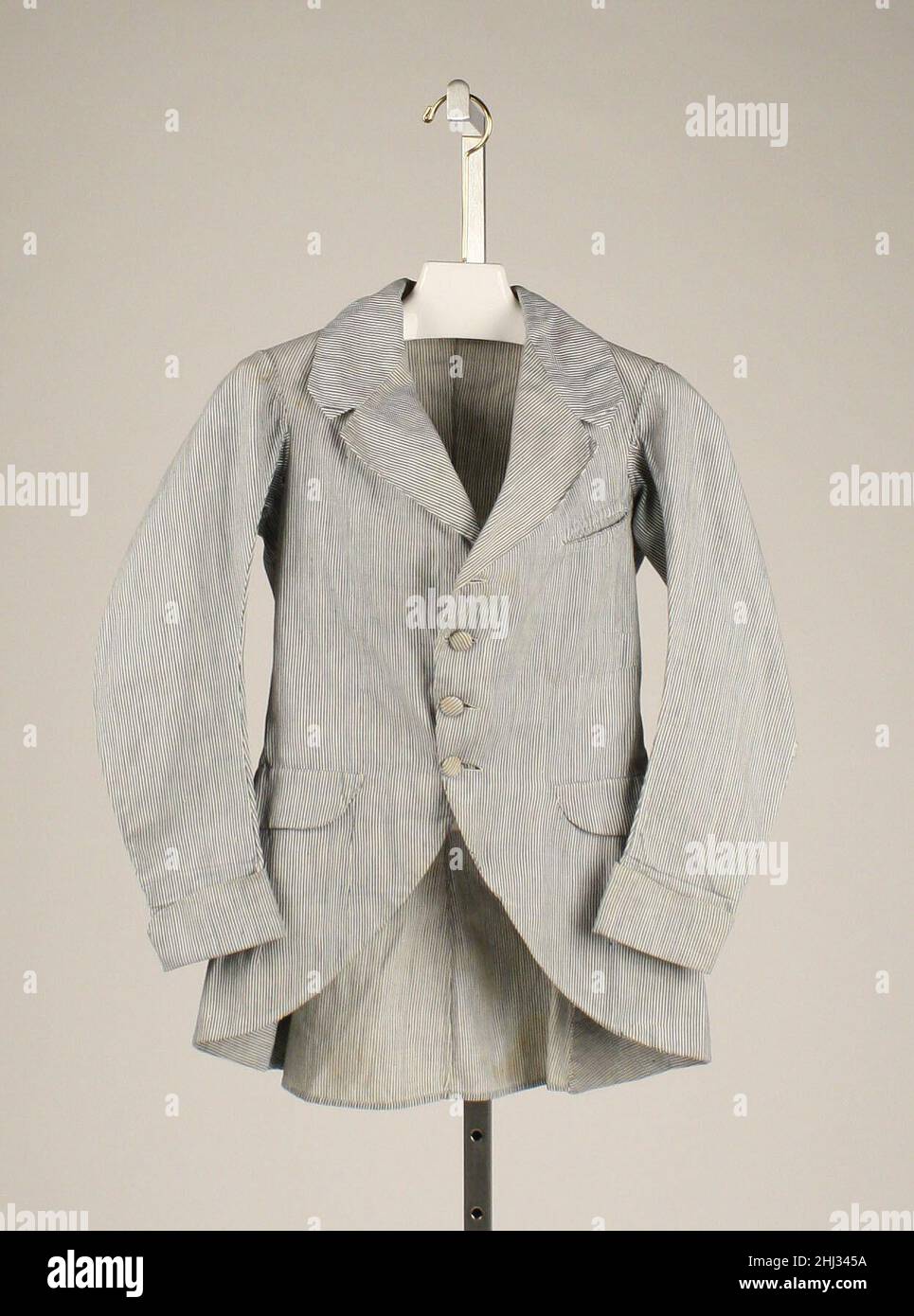 Coat ca. 1845 French A form of the word "seersucker" in 1757 is first