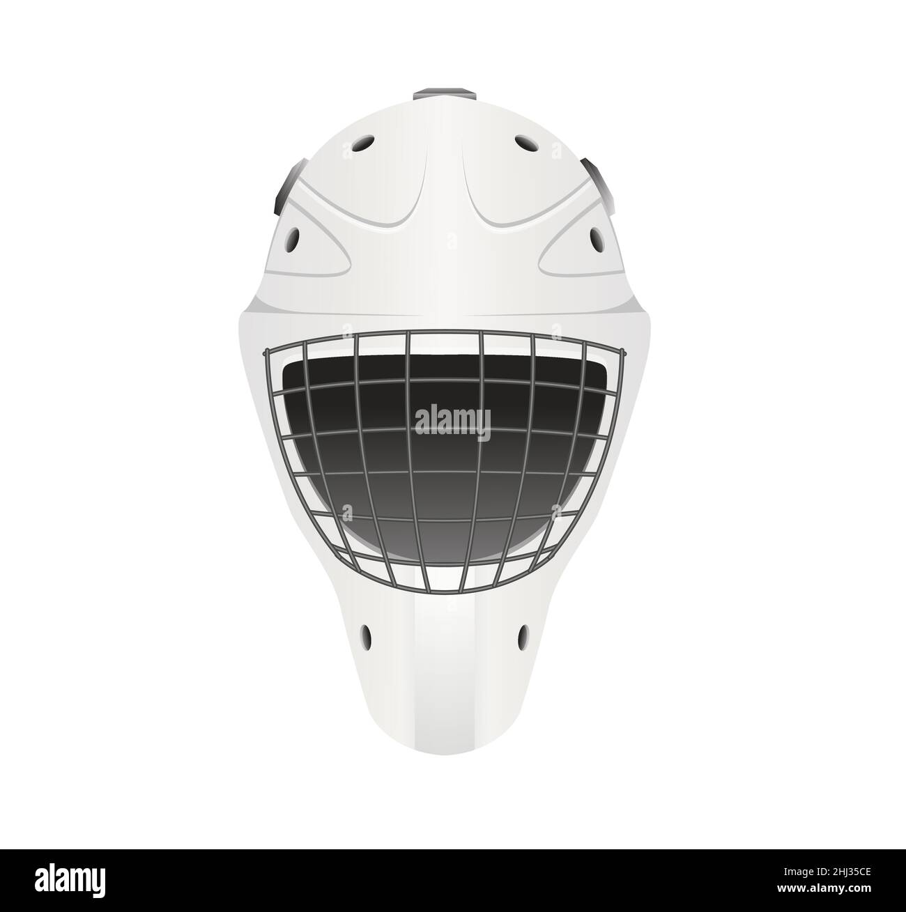 Ice Hockey Helmet - Stock Illustration as EPS 10 File Stock Vector ...