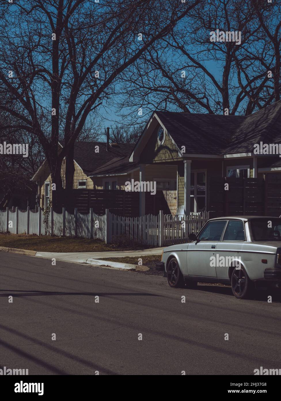 Old car in crestview Stock Photo Alamy