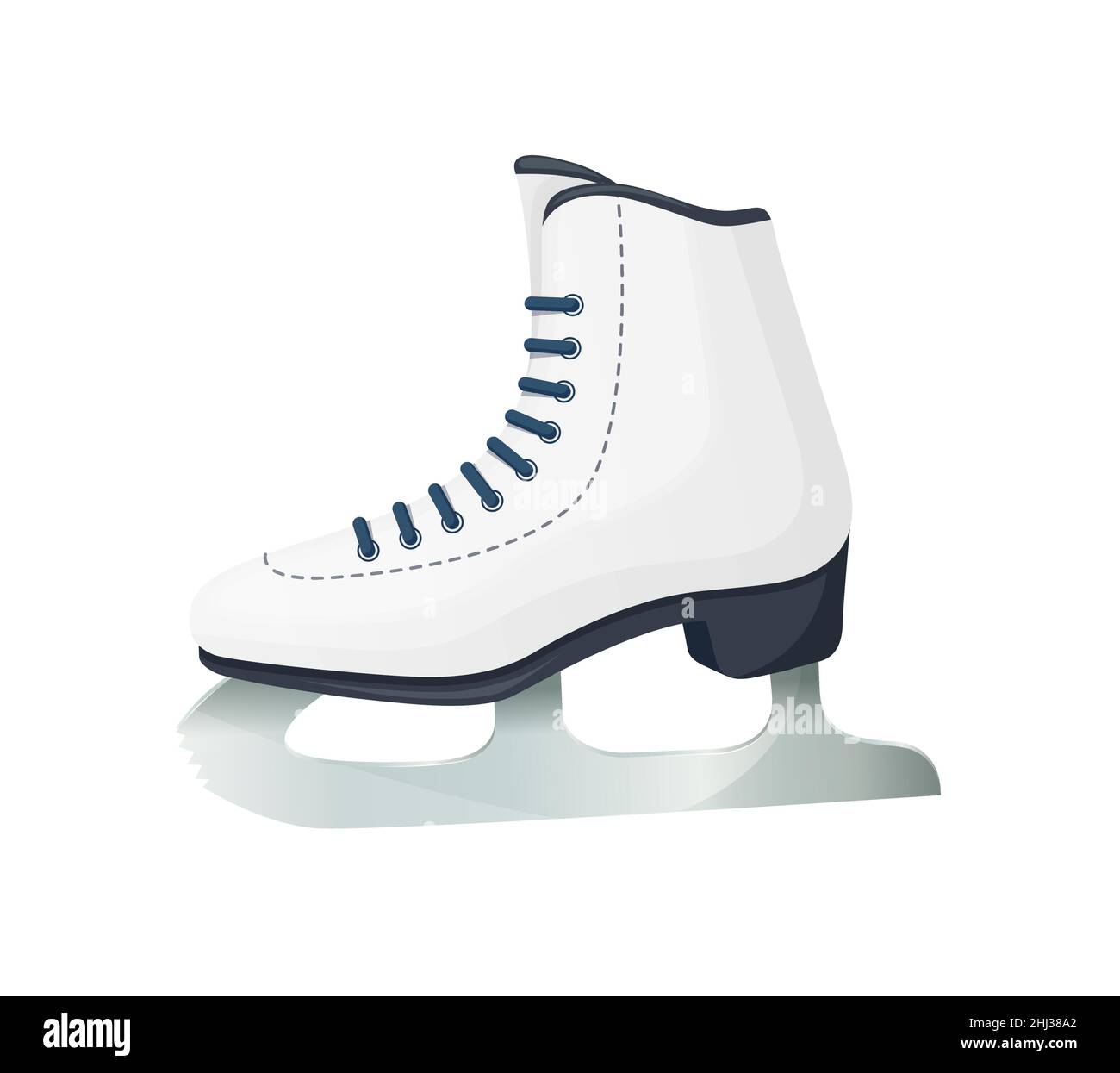 Ice skating Shoes - Stock Icon as EPS 10 File Stock Vector