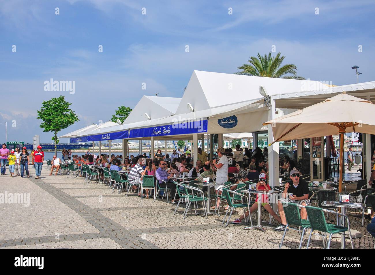 'Nosolo Italia' Restaurant in Largo Manuel Teixeira Gome n2, Portimão, Algarve Region, Portugal Stock Photo