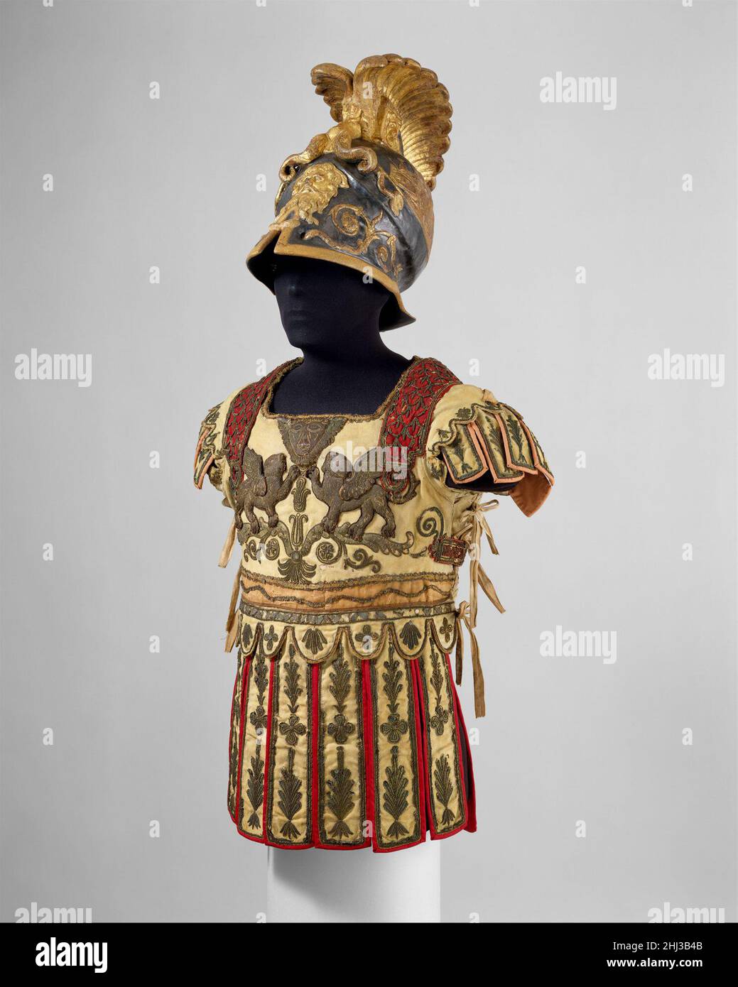 Costume Armor in the Classical Style ca. 1788–90 Helmet includes original  paper label of Hallé French Pageants in pseudoclassical dress were popular  in Europe from the sixteenth through the eighteenth century. An