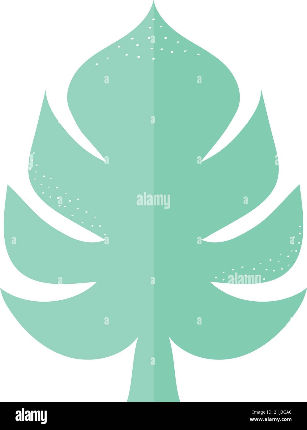 green leaf illustration Stock Vector Image & Art - Alamy