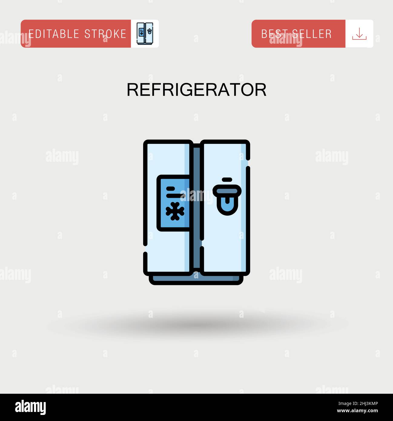 Refrigerator food Stock Vector Images - Alamy