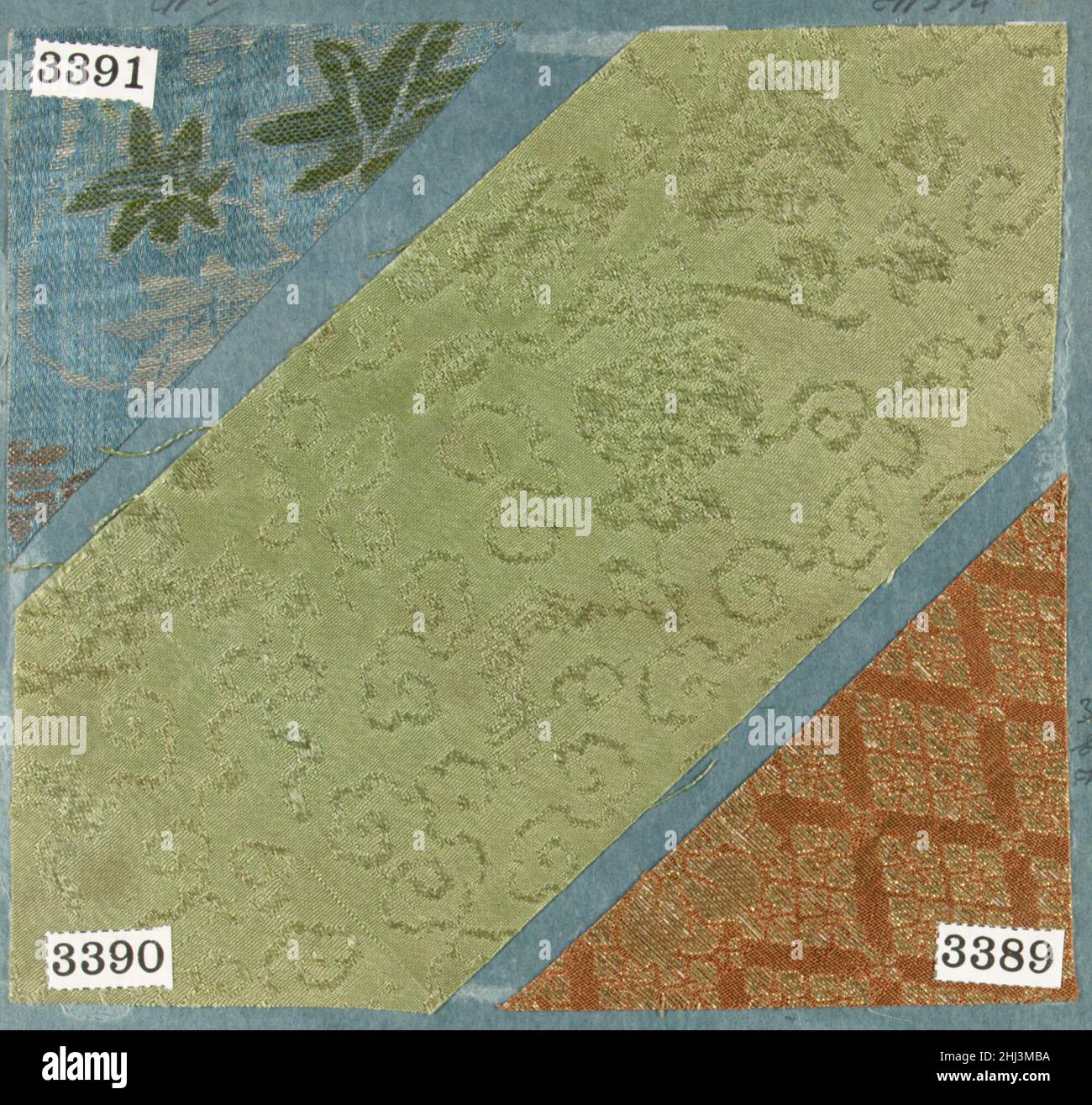 Textile 19th century Japan. Textile 68024 Stock Photo - Alamy