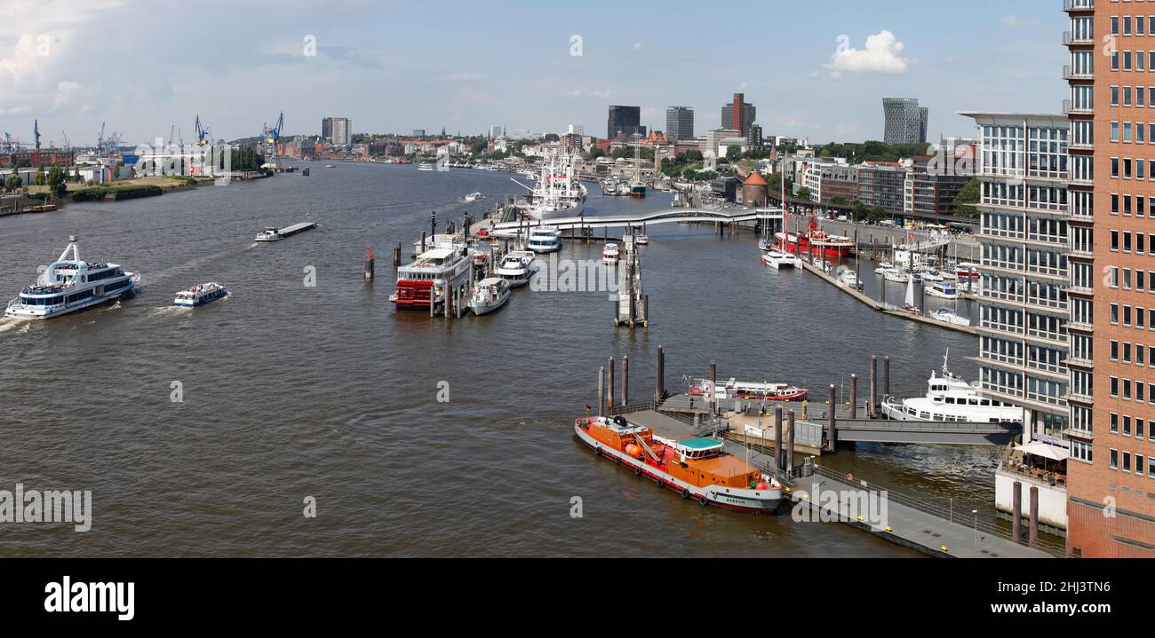 harbour in Hamburg, Germany Stock Photo