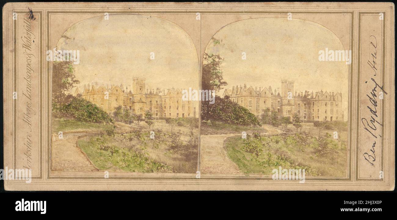 [Group of 5 Early Stereograph Views of British Hotels and Inns] 1860s ...