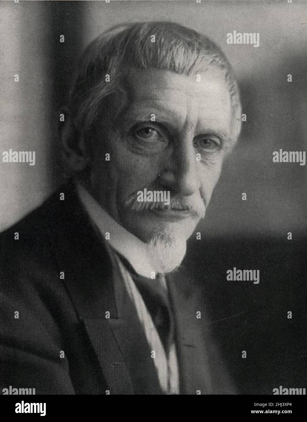 Stephan Sinding by Marta Wolff, 1914. Stock Photo