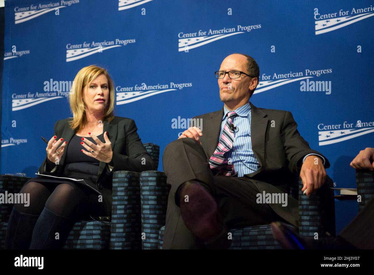 Stephanie Cutter and Thomas Perez, 2013 Stock Photo Alamy