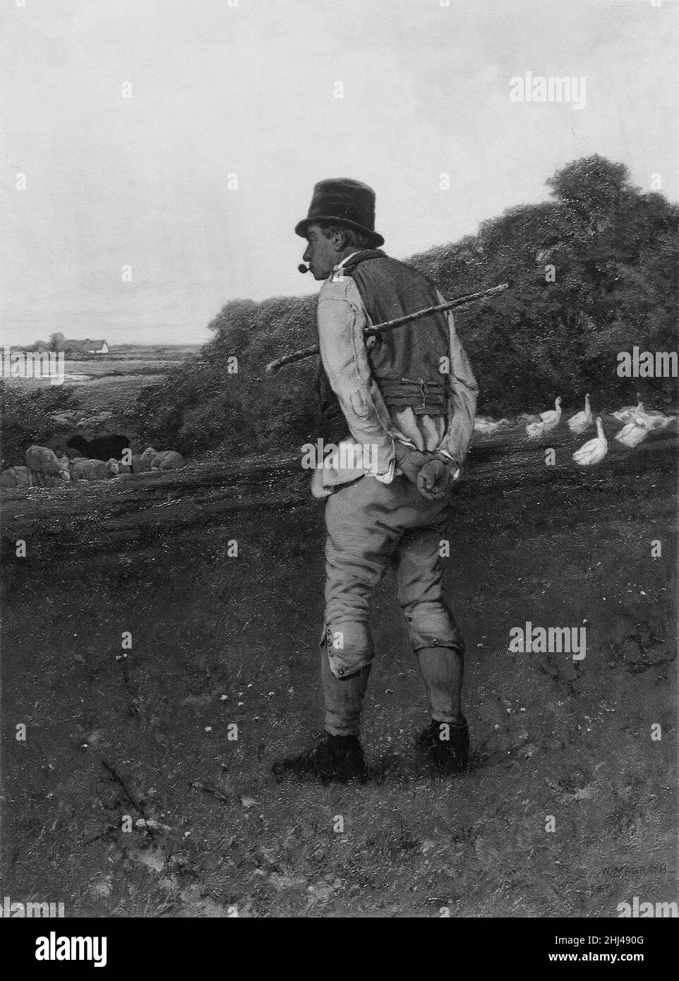 On the Old Sod 1879 William Magrath. On the Old Sod 11495 Stock Photo