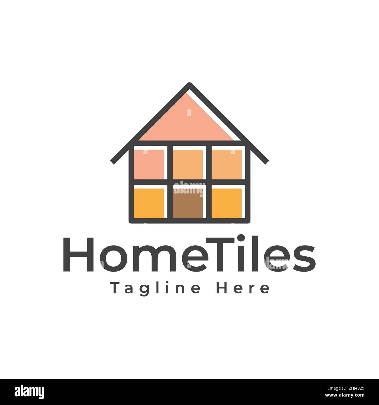 home tiles logo design Stock Vector Image & Art Alamy