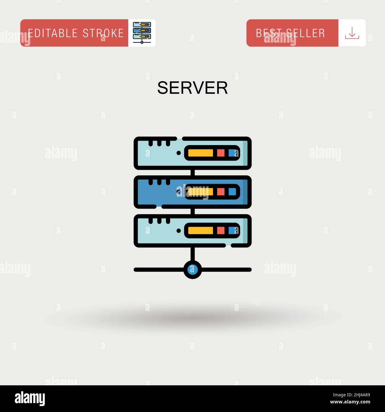 Supercomputer database server Stock Vector Images - Alamy