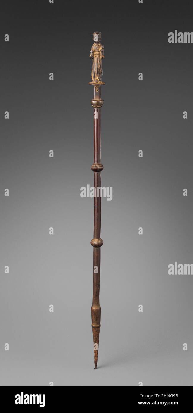Prestige Staff Saint Anthony of Padua 19th century Kongo peoples Uniting symbols of Kongo religious and secular power this prestige staff was used as an insignia of office by a Kongo chief