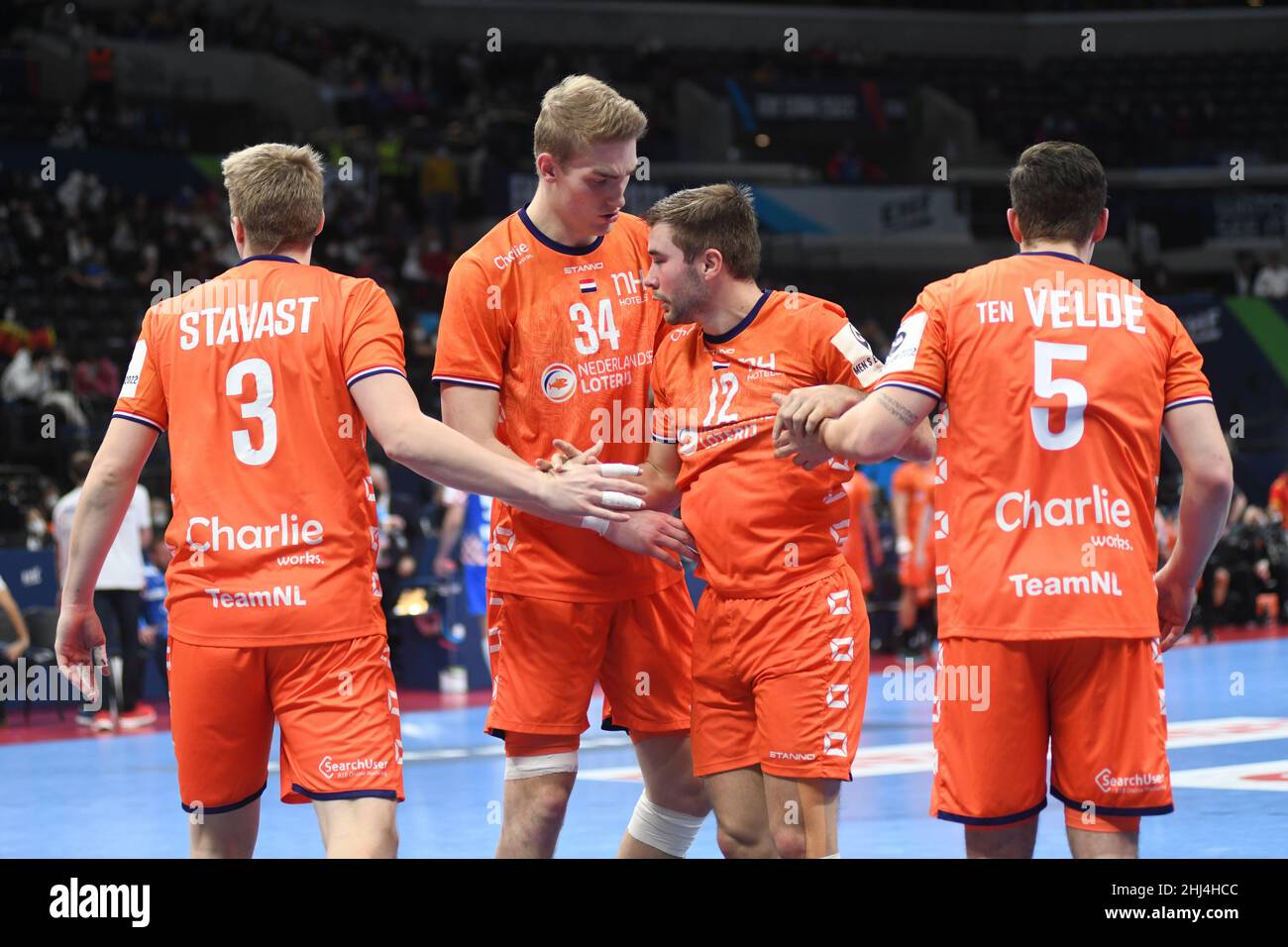 EHF Euro 2022. Main Round. Netherlands National Team Stock Photo Alamy