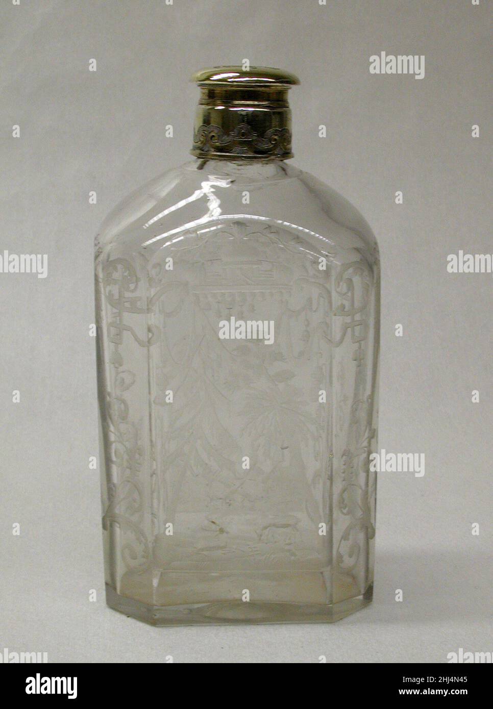 Flask (one of a pair) 18th century German, Augsburg. Flask (one of a