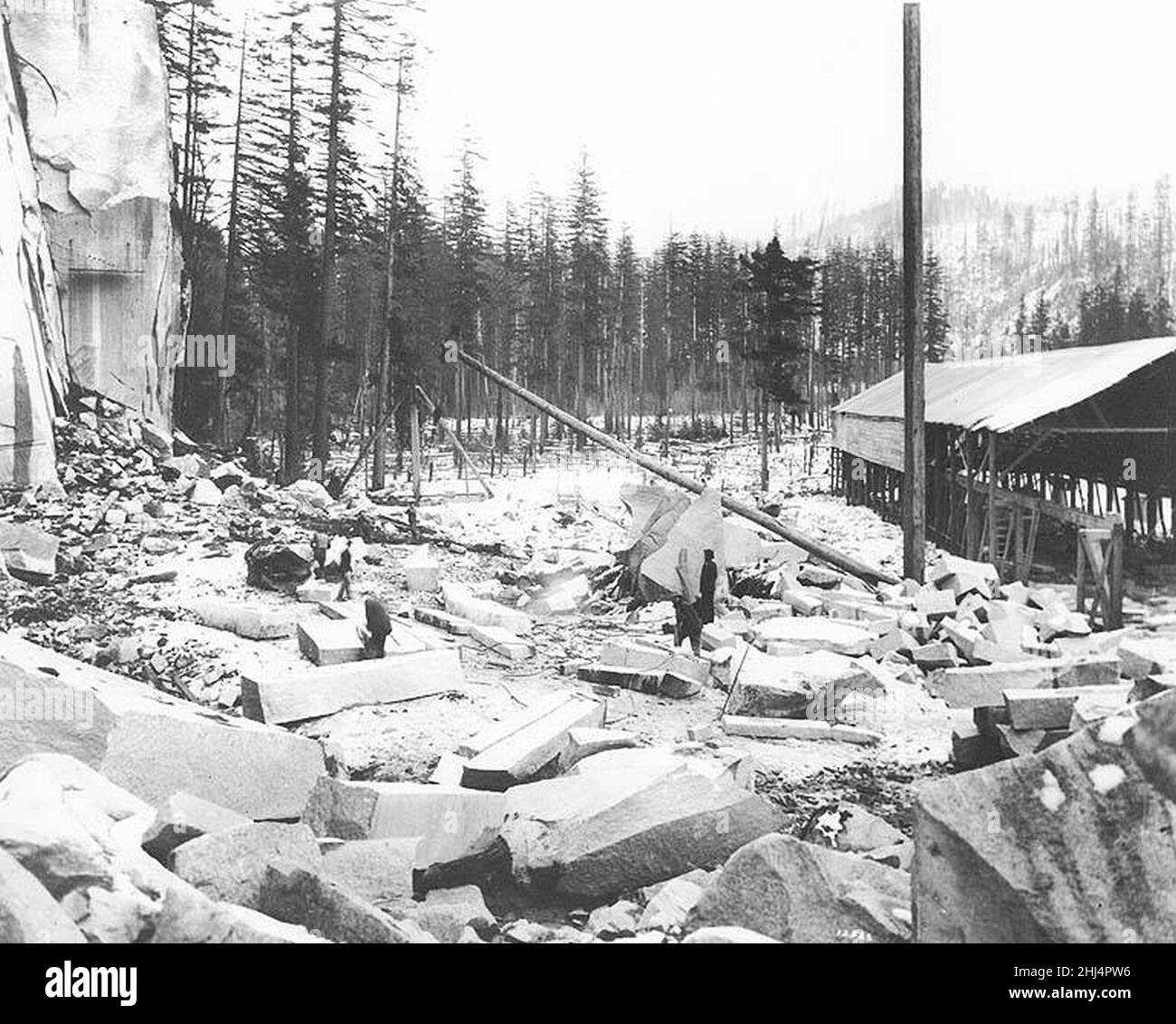 Stone quarry at Index Stock Photo Alamy
