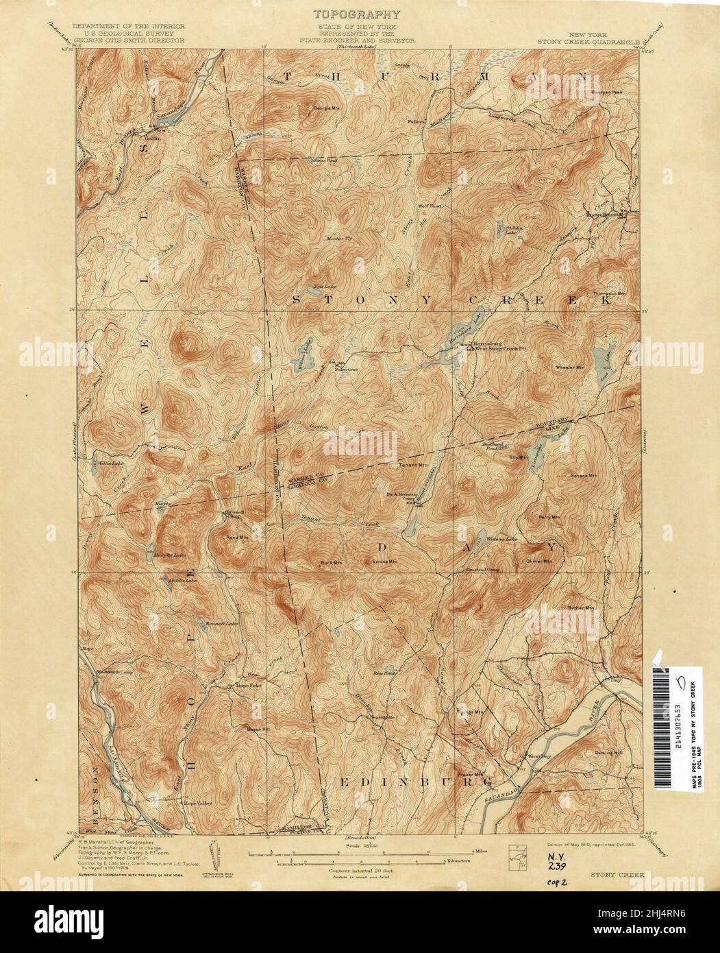 Map of stony creek hires stock photography and images Alamy