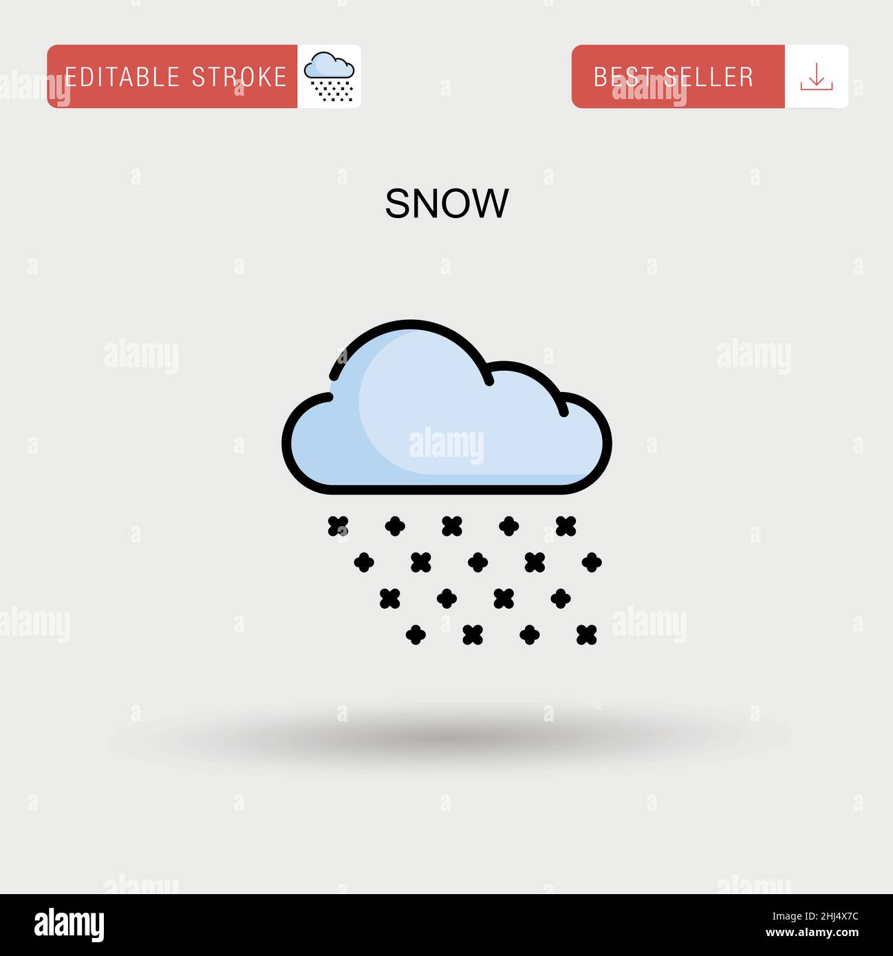 Europe tree snow road Stock Vector Images - Alamy
