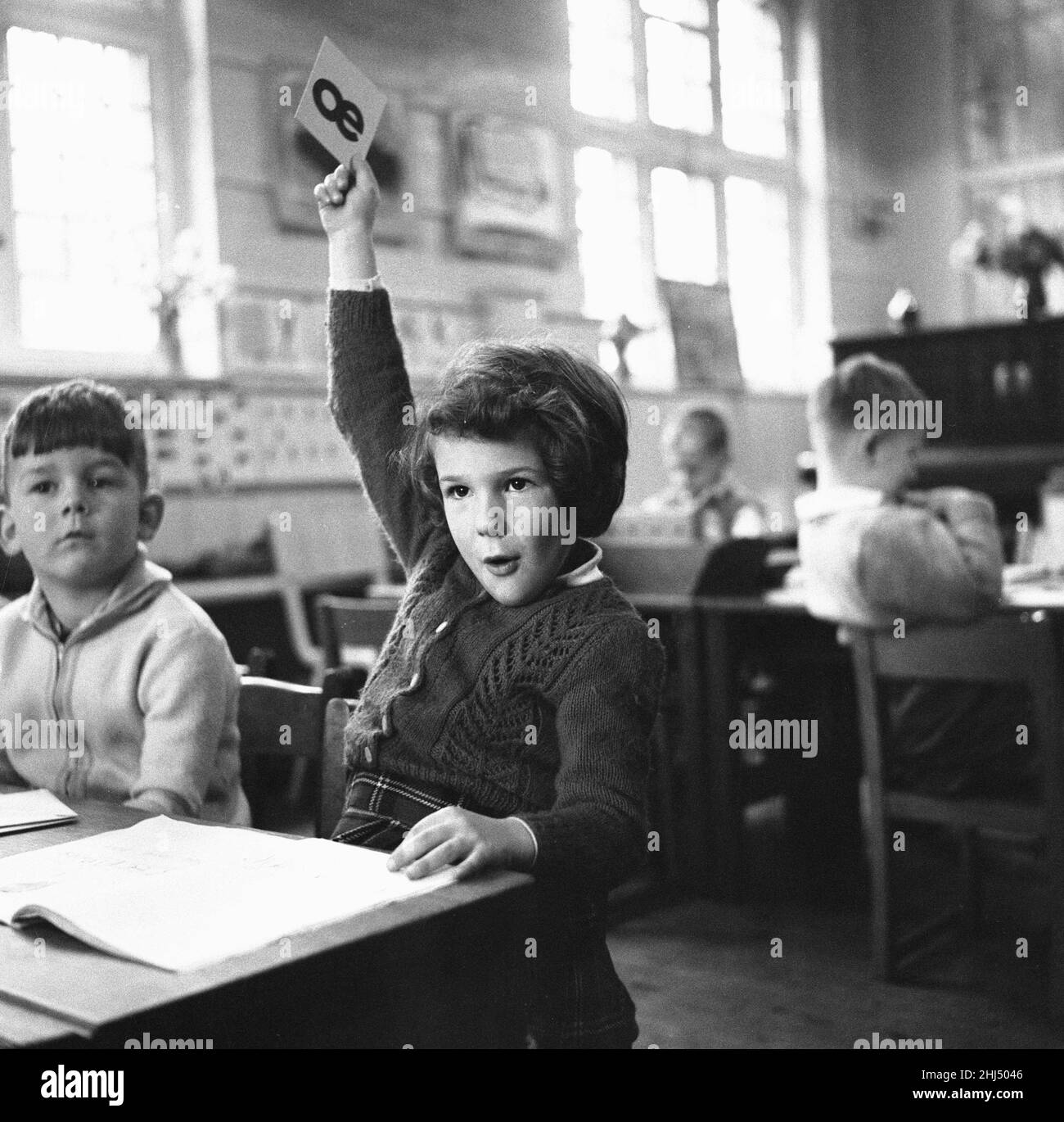 Pupils at Roxeth Primary School, Harrow, being taught English