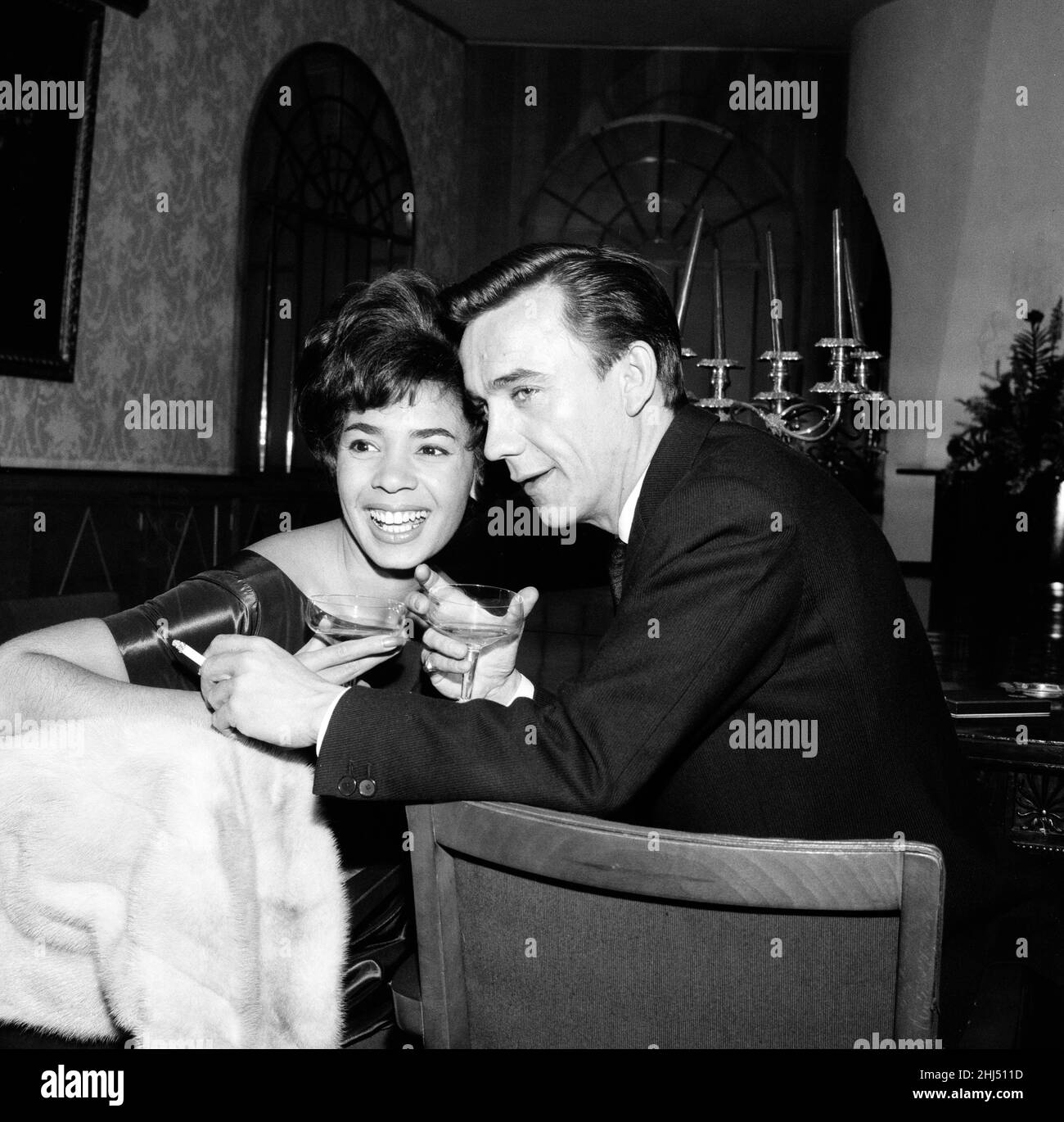 Shirley Bassey, the dynamic singer from Tiger Bay, is to marry film director Kenneth Hume, and Shirley was the one who proposed. She has previously turned down seven proposals from Ken. 29th May 1961. Stock Photo