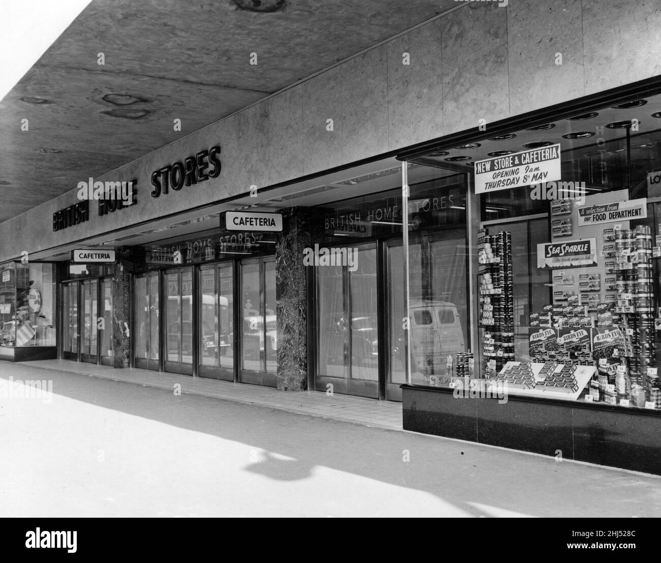 British Home Stores, New Street, Birmingham, West Midlands. 1st May
