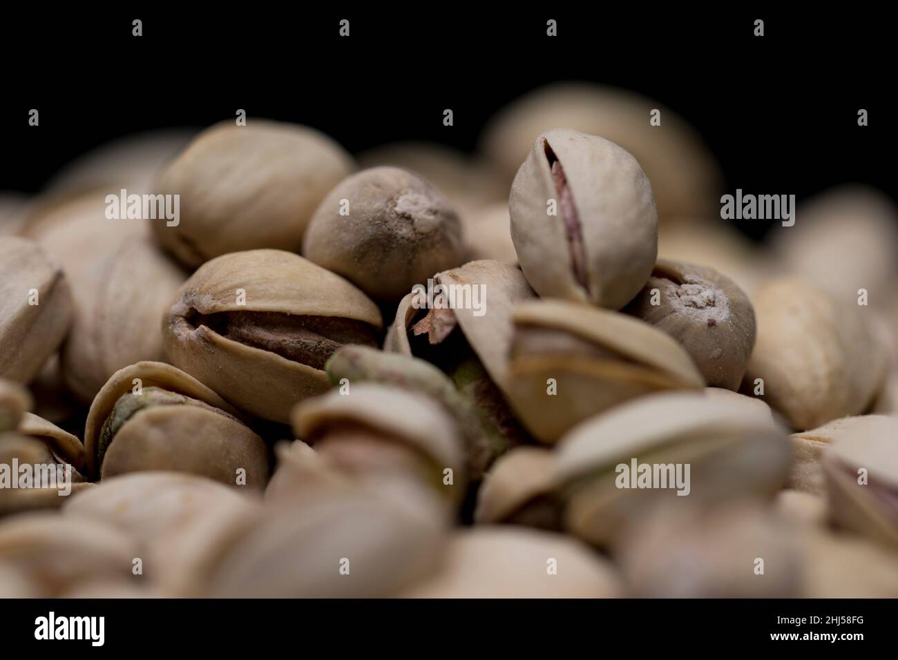 Pistachio nuts close up health foods. Super foods and health fats