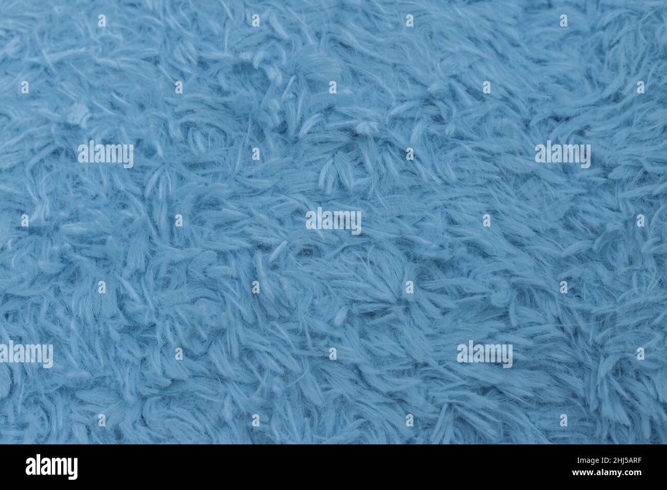 Beautiful sparkling artificial blue fur texture background Stock Photo