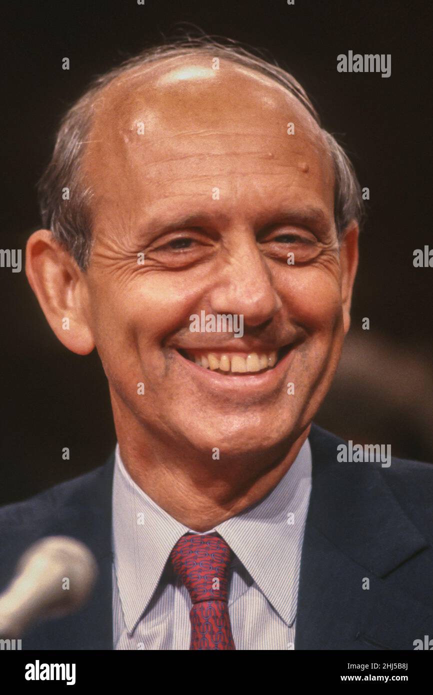 WASHINGTON DC USA JULY 12 1994: U S Supreme Court Judge Stephen WASHINGTON DC USA JULY 12 1994: U S Supreme Court Judge Stephen