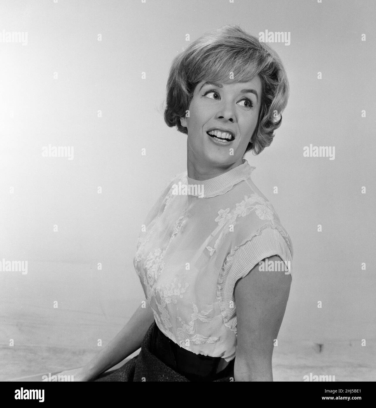 Sally Ann Howes, English actress and singer, who will be making a guest