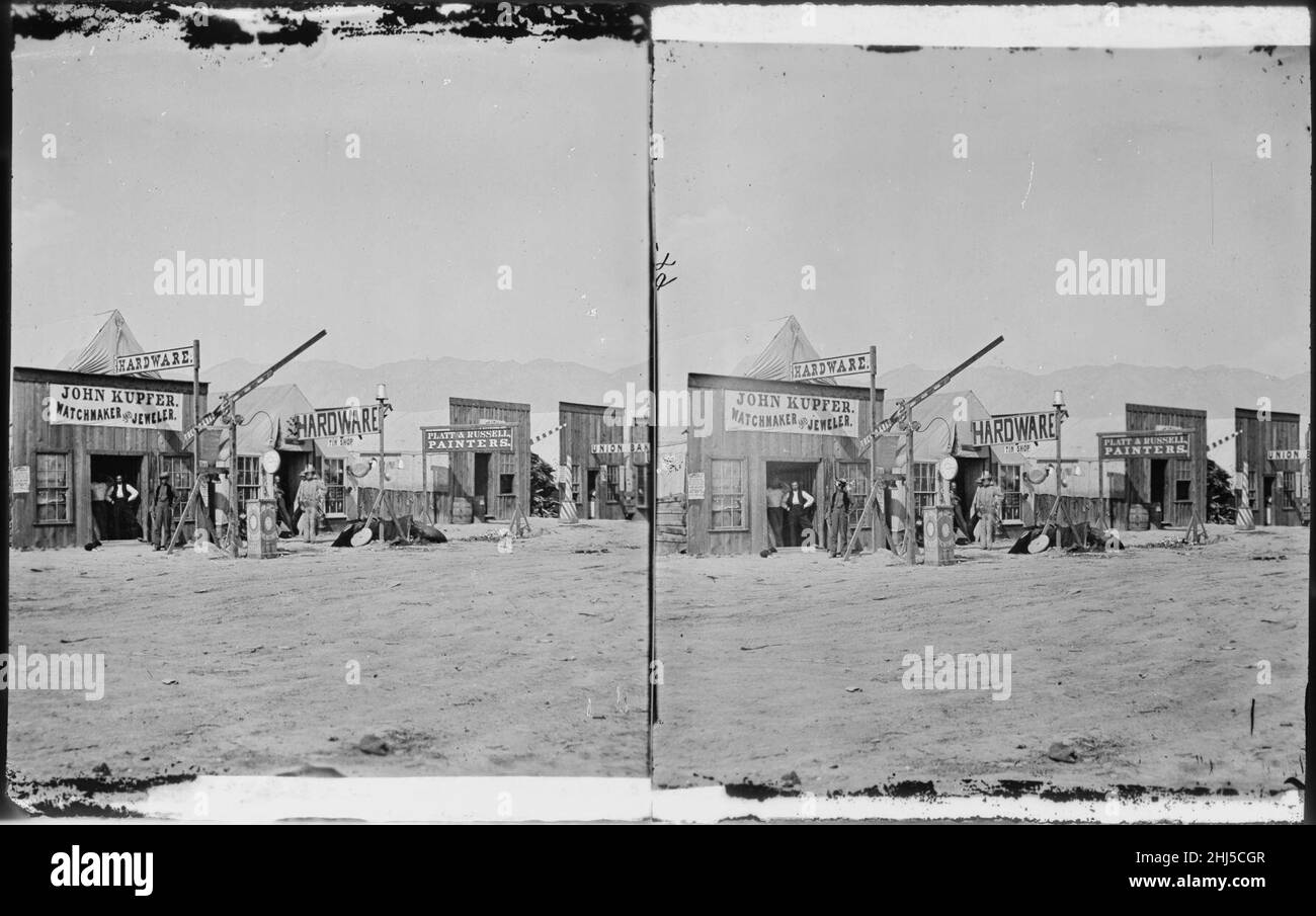 Street view in Corinne. Box Elder County, Utah Stock Photo Alamy