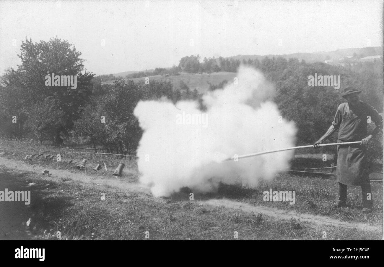 Streljanje z možnarji v okolici Maribora (2 Stock Photo Alamy