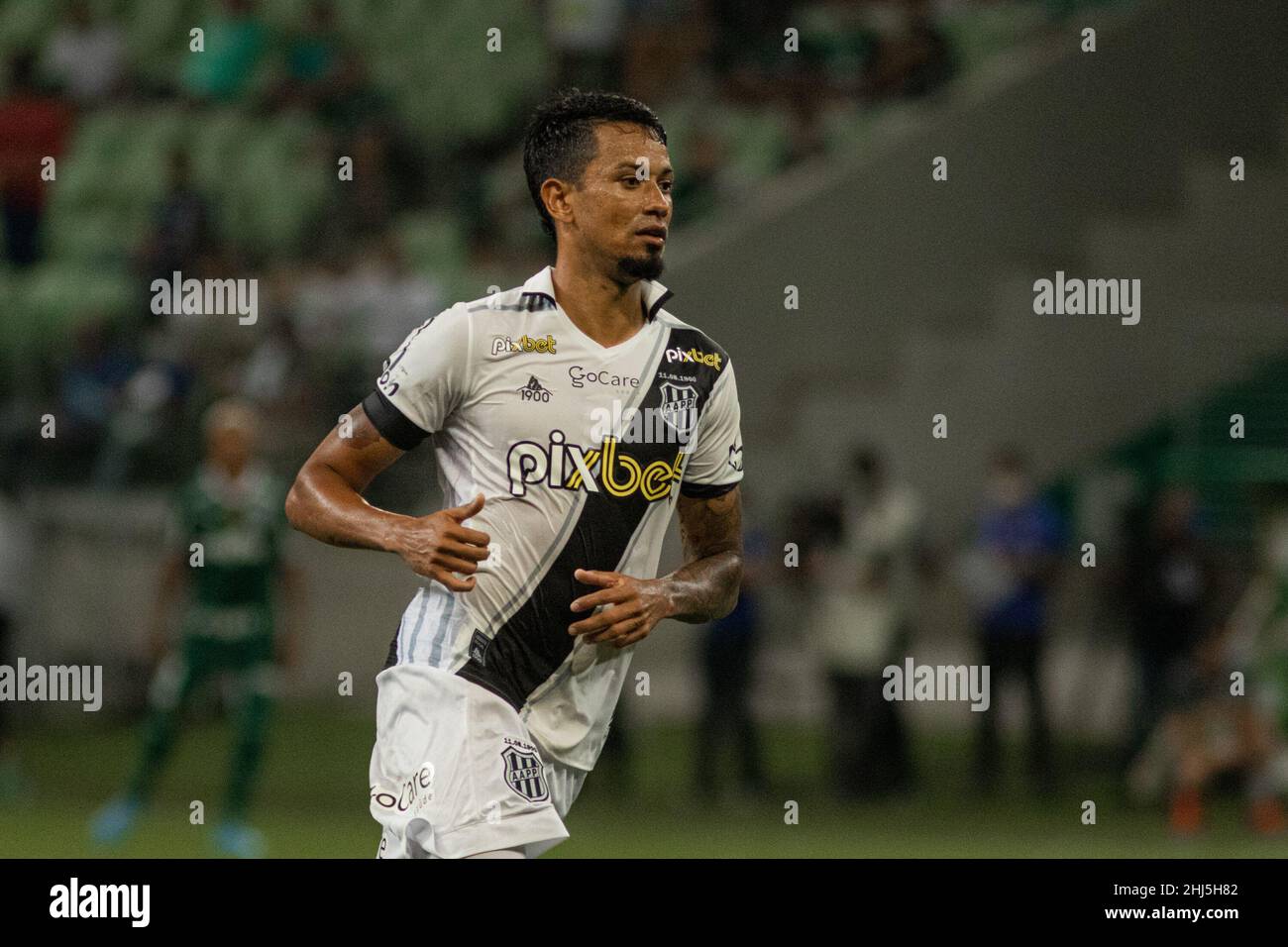 SP - Sao Paulo - 01/26/2022 - PAULISTA 2022, PALMEIRAS X PONTE PRETA - Rony  Palmeiras player celebrates his goal during a match against Ponte Preta at  the Arena Allianz Parque stadium